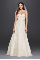 Allover Lace A-Line Strapless Wedding Dress Collection WG3805