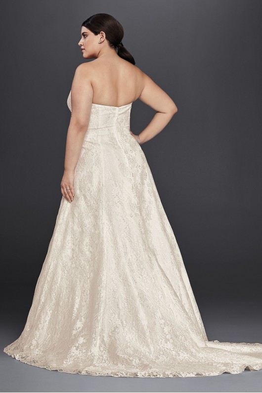 Allover Lace Plus Size A-Line Wedding Dress Collection 9WG3805