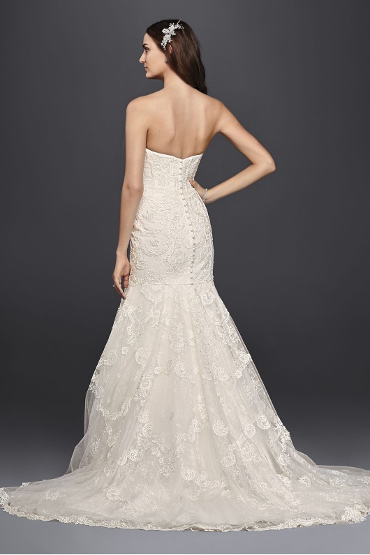 Corset Bodice Mermaid Lace Wedding Dress SWG755