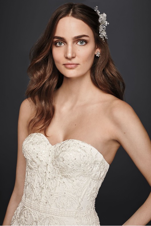 Corset Bodice Mermaid Lace Wedding Dress SWG755