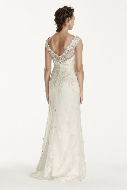 Illusion Sleeve Lace Wedding Dress MS251124