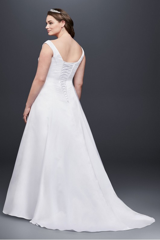 Off-the-Shoulder V-Neck Plus Size Wedding Dress Collection 9T9861