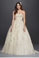 Organza Veiled Lace Wedding Dress CWG700