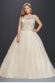 Plus Size Beaded Wedding Ball Gown 8CV745