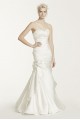 Satin Mermaid Wedding Dress with Bow Detail Collection V3204