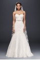 Sweetheart Trumpet Wedding Dress with Beaded Sash Collection V3680