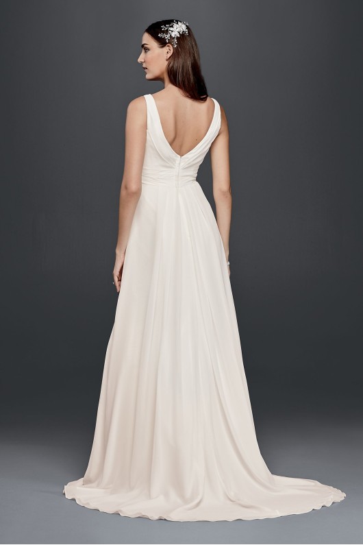 Tank A-Line Wedding Dress with Embellished Bodice Collection V3806